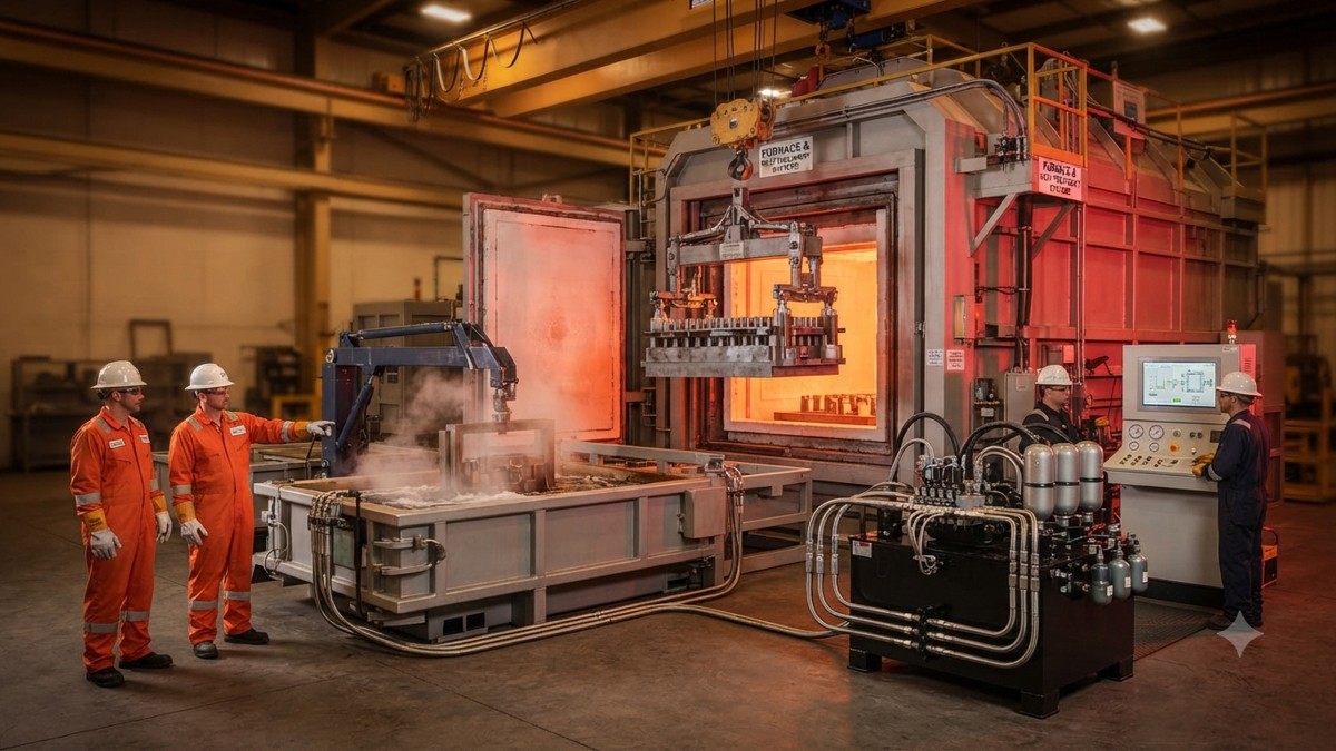 Furnace and heat treatment operations