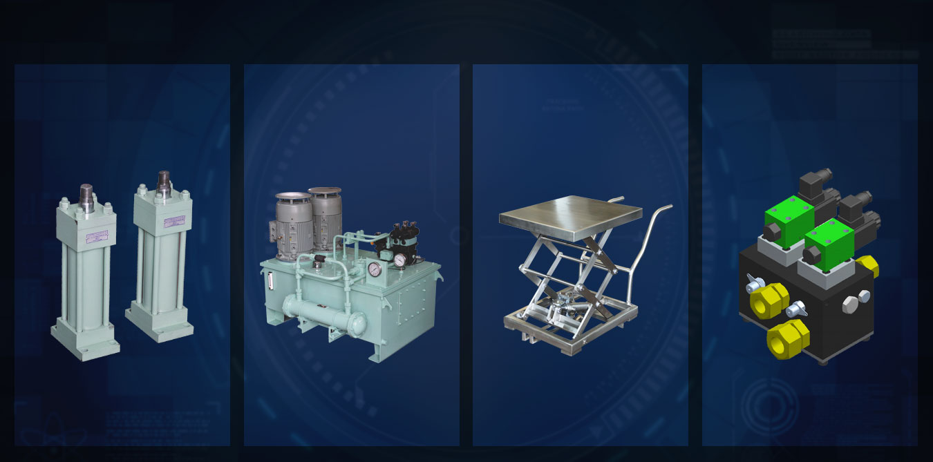 NHE complete hydraulic product range