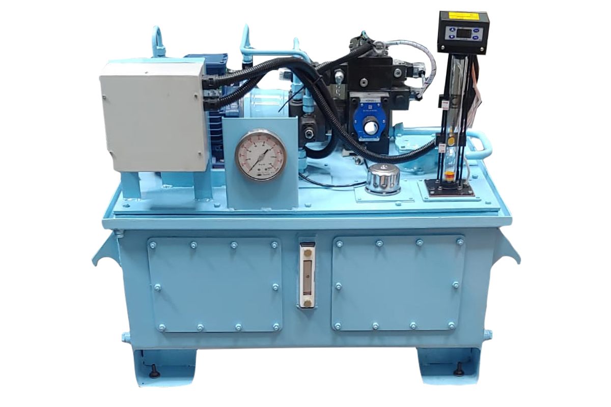 Hydraulic System For Job Clamping On HMC